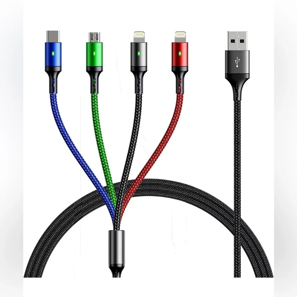 Multi Charging Cable 4A, [5Ft 2Pack]